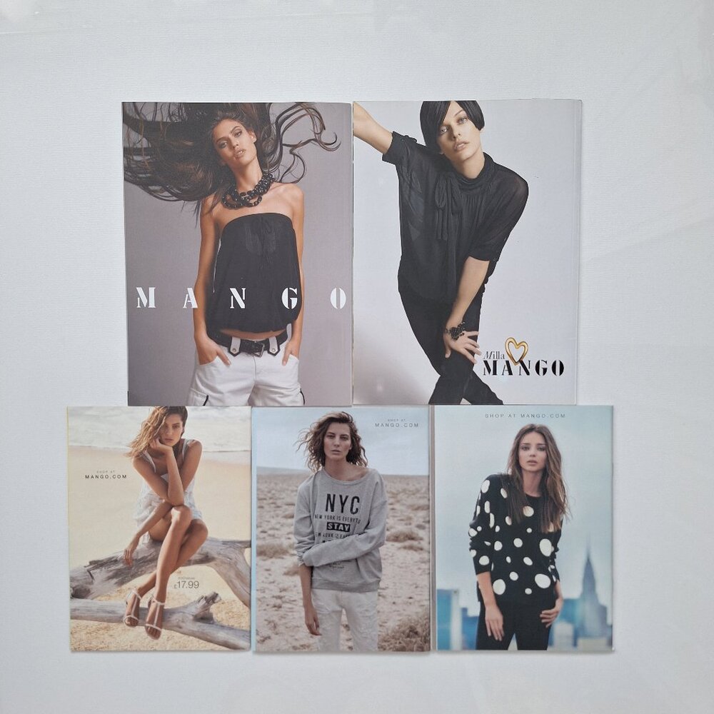 MANGO Store Seasonal Fashion Catalogues Lot of 5 - Picture 2 of 7